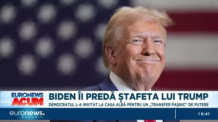 Biden ii preda stafeta lui Trump: Presedintele democrat isi doreste un transfer pasnic al puterii