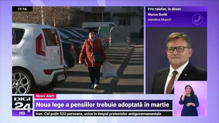 Budai, despre recalcularea pensiilor: Formula de calcul e in lucru. Plecam de la analiza legii 127