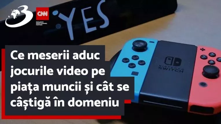 Ce meserii aduc jocurile video pe piata muncii si cat se castiga in domeniu