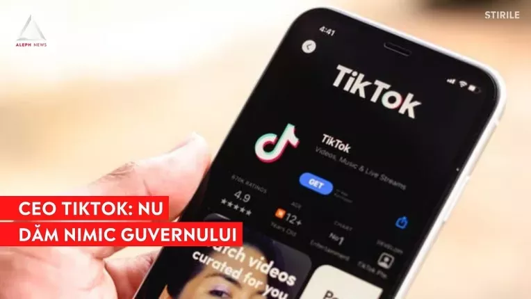 CEO-ul TikTok riposteaza la acuzatiile privind furtul datelor