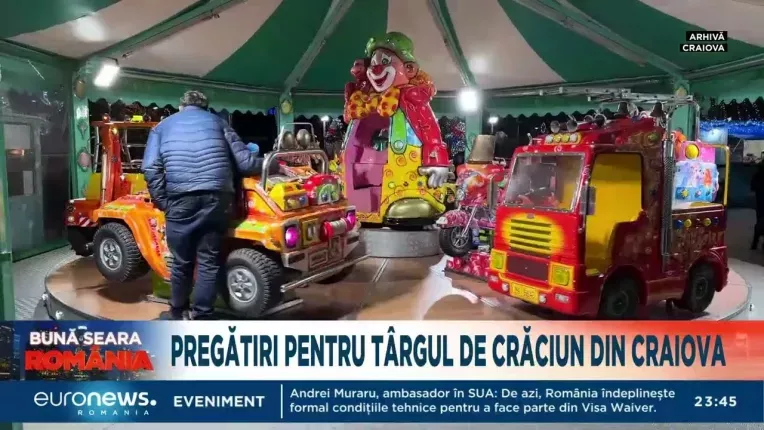 Craiova se pregateste pentru sarbatorile de iarna. Targul de Craciun promite atractii inovatoare