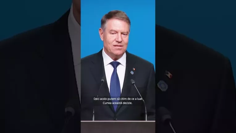 Klaus Iohannis, despre raportul Comisiei de la Venetia privind anularea alegerilor prezidentiale