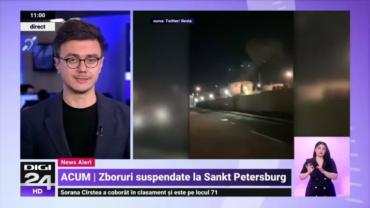 Mai multe avioane au fost intoarse din zbor in Rusia, din cauza unui obiect neidentificat