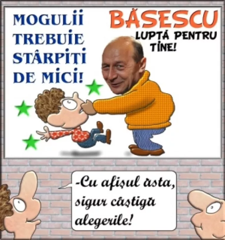 Marele Mogul Traian Basescu in lupta cu Micii Moguli Vantu si Voiculescu