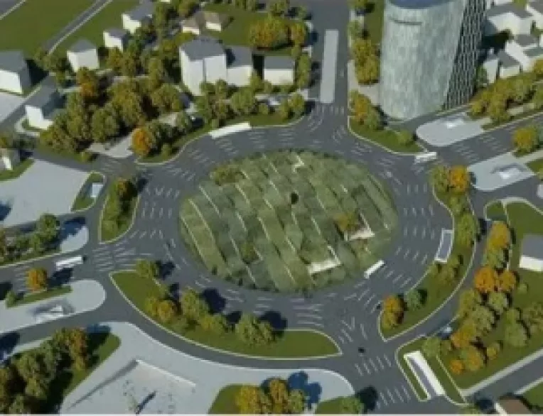 Modernizarea Bucurestiului : Pasajul subteran Charles de Gaulle include o parcare si galerii comerciale