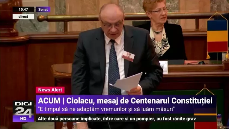 Nicolae Ciuca, la aniversarea Constitutiei din 1923: O constitutie este o constiinta nationala