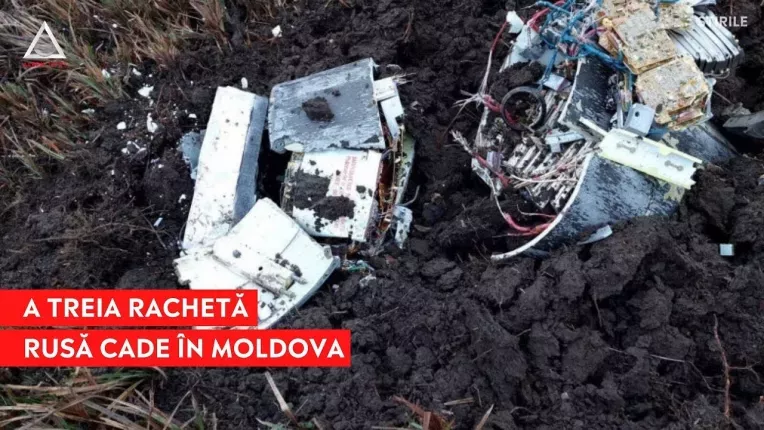 O racheta ruseasca a picat in Moldova