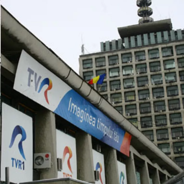 Protest spontan la TVR