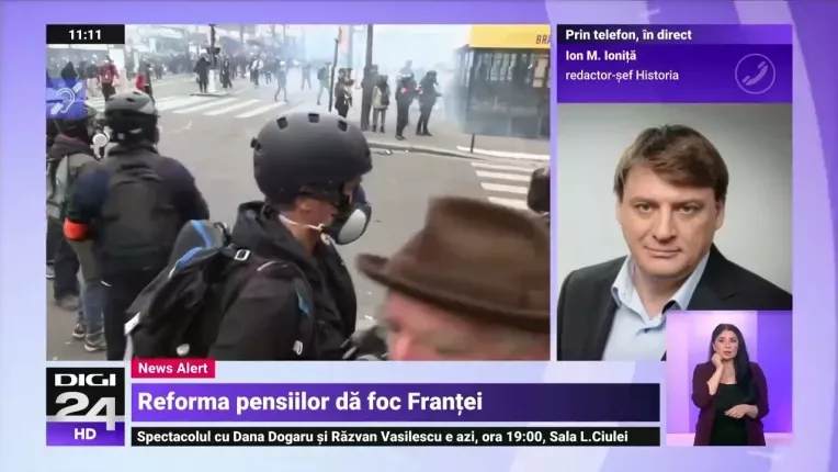 Protestatarii francezi au dat foc primariei din Bordeaux