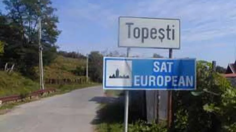 Satul Topesti, Gorj - gata de integrare. "Europa, venim!"