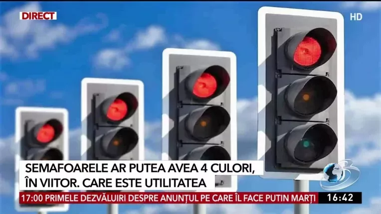 Semafoarele ar putea avea patru culori, in viitor! Care este utilitatea