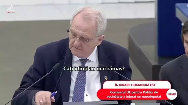 Un comisar UE a injurat un eurodeputat fara sa-si dea seama ca are microfonul deschis