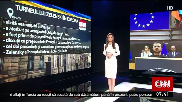 Viata lui Zelenski, in pericol, in urma scurgerilor de informatii din timpului turneului in Europa