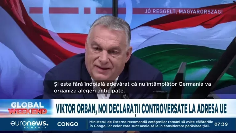 Viktor Orban: Bruxelles-ul distruge, de fapt, Germania. Amenintarile premierului Ungariei