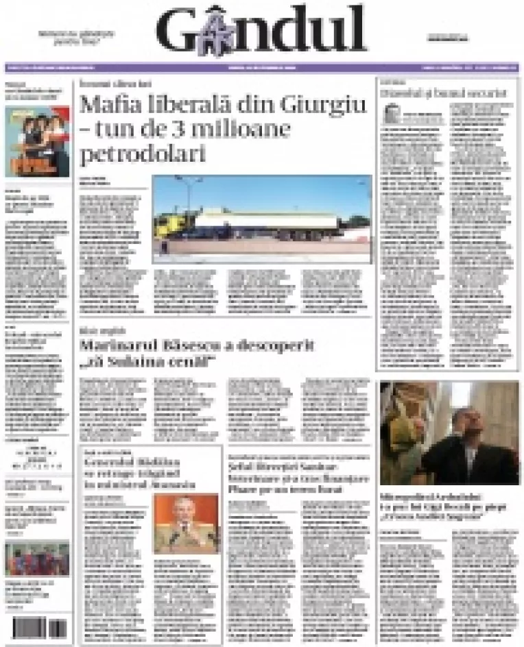 Ziarul Gandul renunta la versiunea tiparita